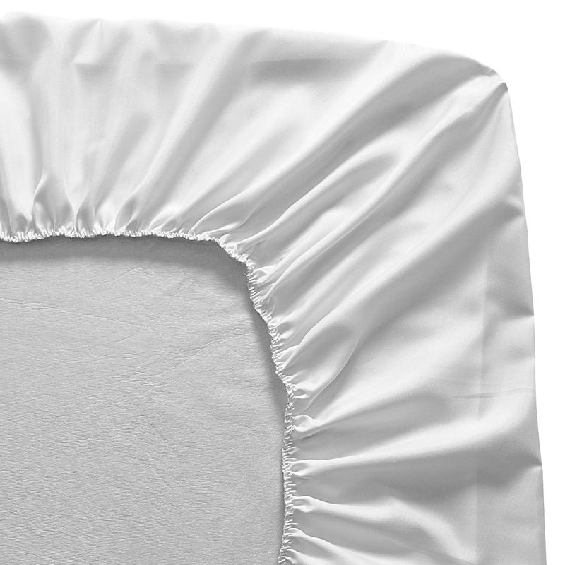 Fresh Ideas Fitted Vinyl Mattress Protector, Waterproof, Hypoallergenic, 14" Pockets, King - Image 3